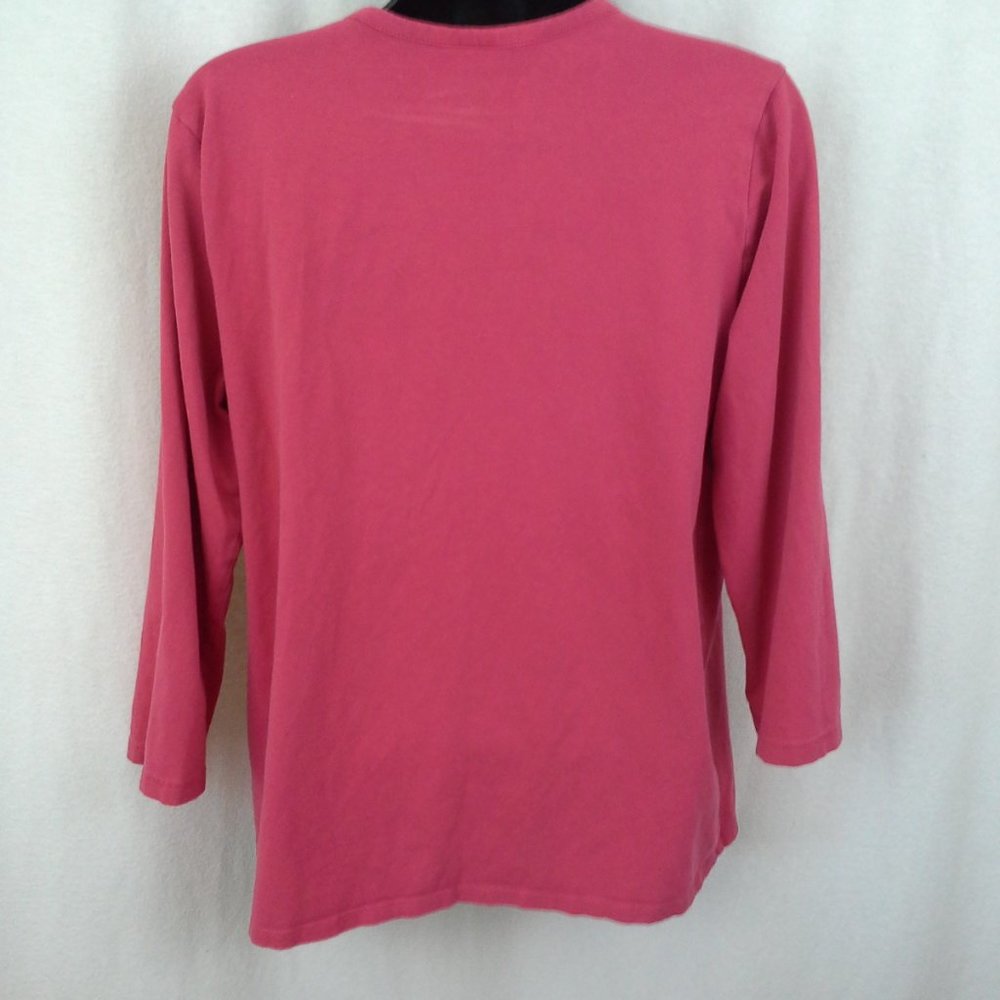 HP Motherhood womens top t-shirt L Maternity Pink - Picture 2 of 7